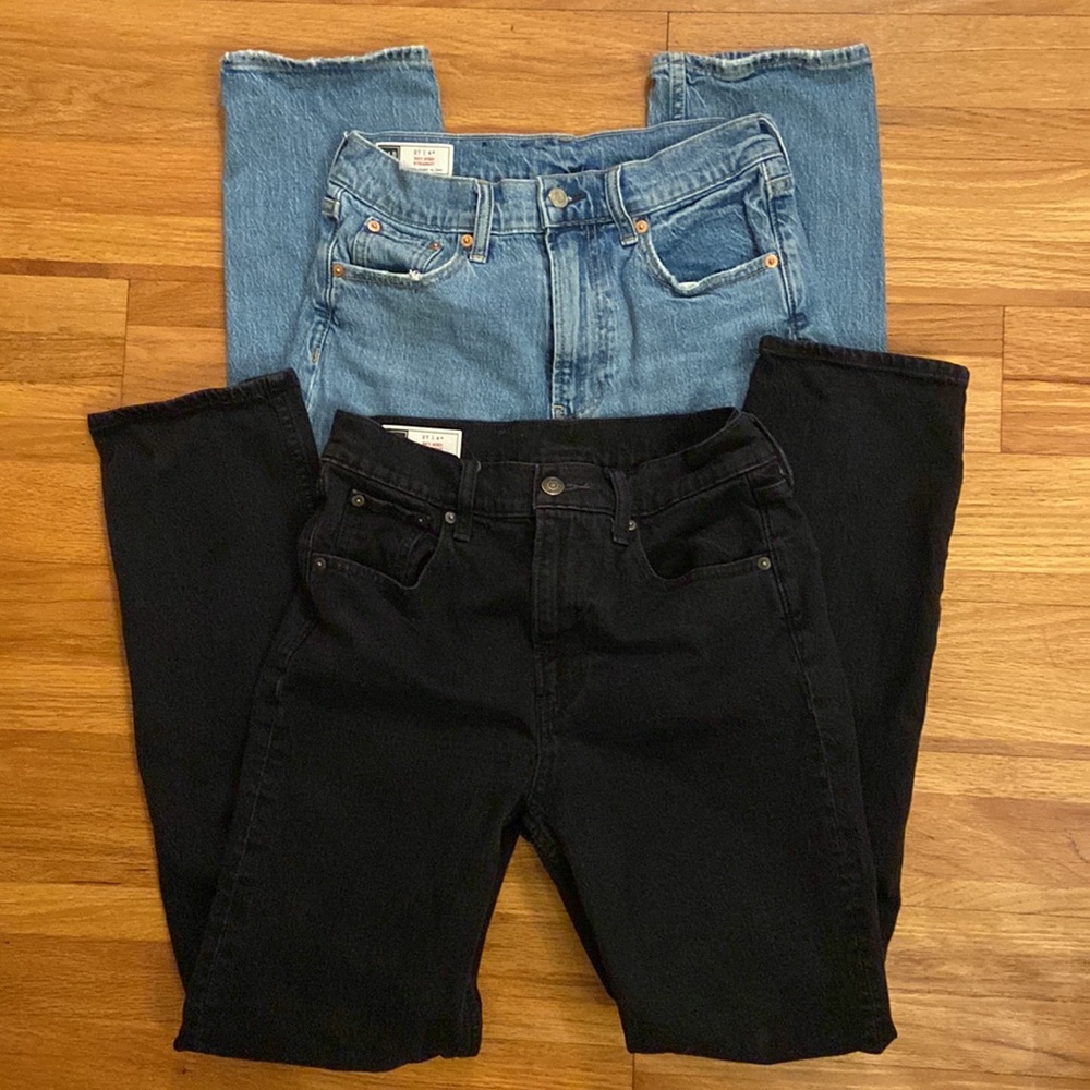 Gap sky high straight jeans size 27/ 4